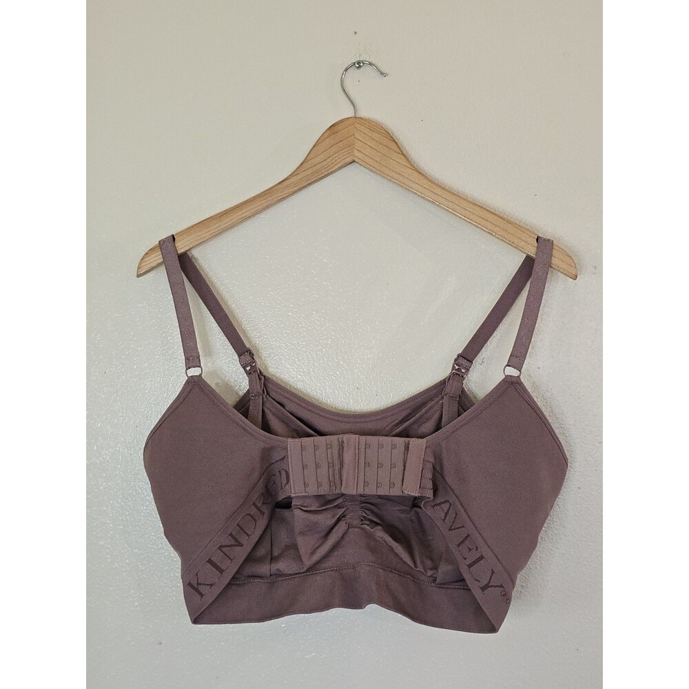 Kindred Bravely Pumping Nursing Bra XXL Hands Free Comfort Lounge Mauve Pink - Picture 6 of 11